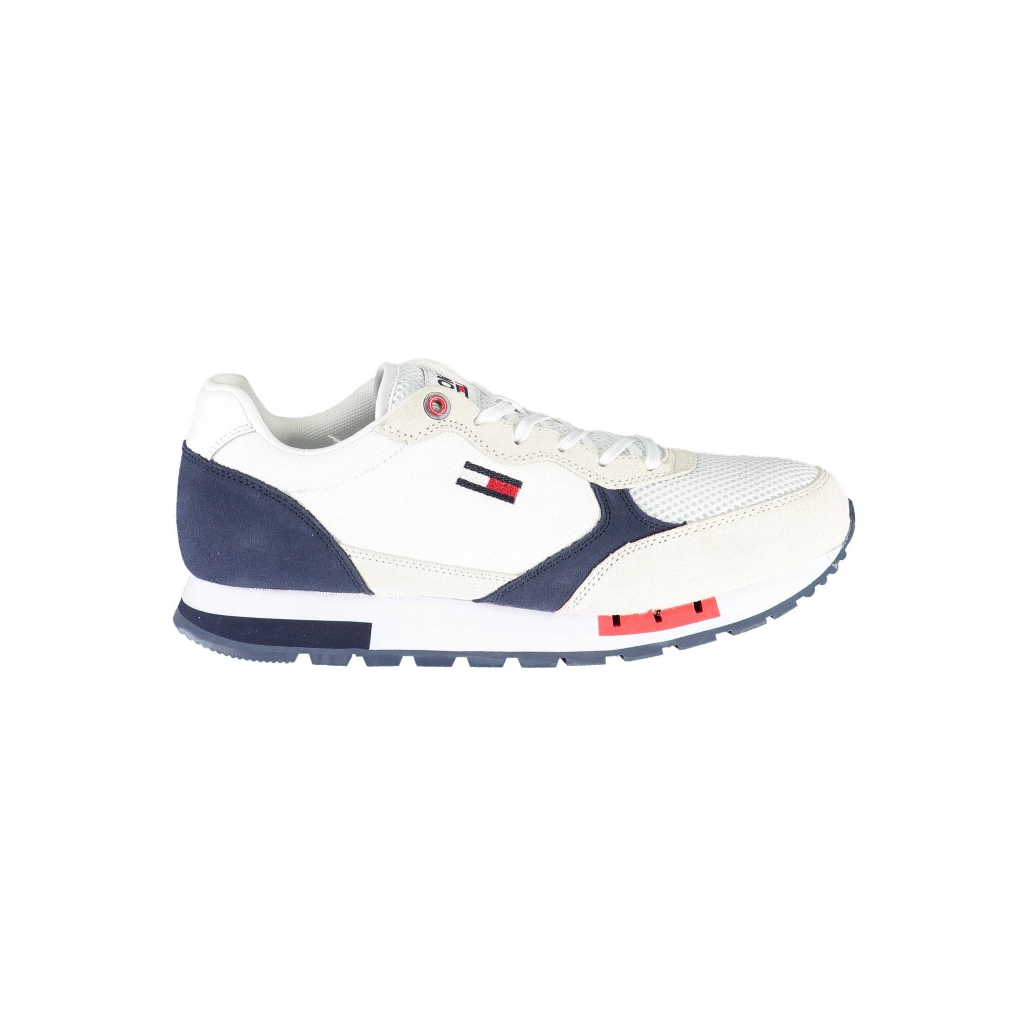 Pantofi sport barbati, TOMMY HILFIGER, 9200949, Logo, Alb, Alb, 44