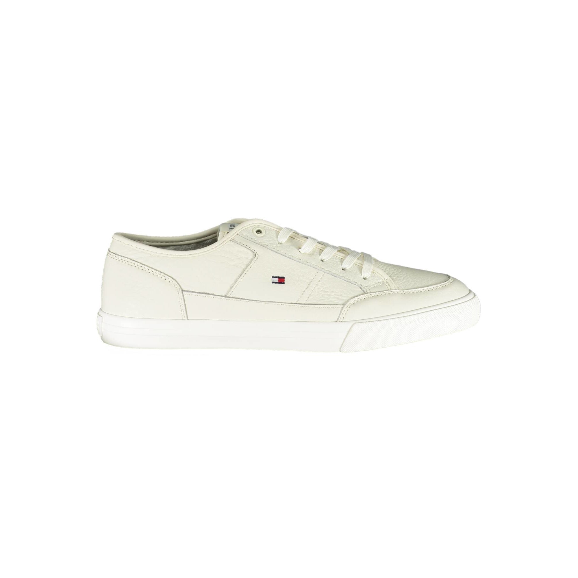 Pantofi sport barbati, TOMMY HILFIGER, 9200988, Logo, Alb, Alb