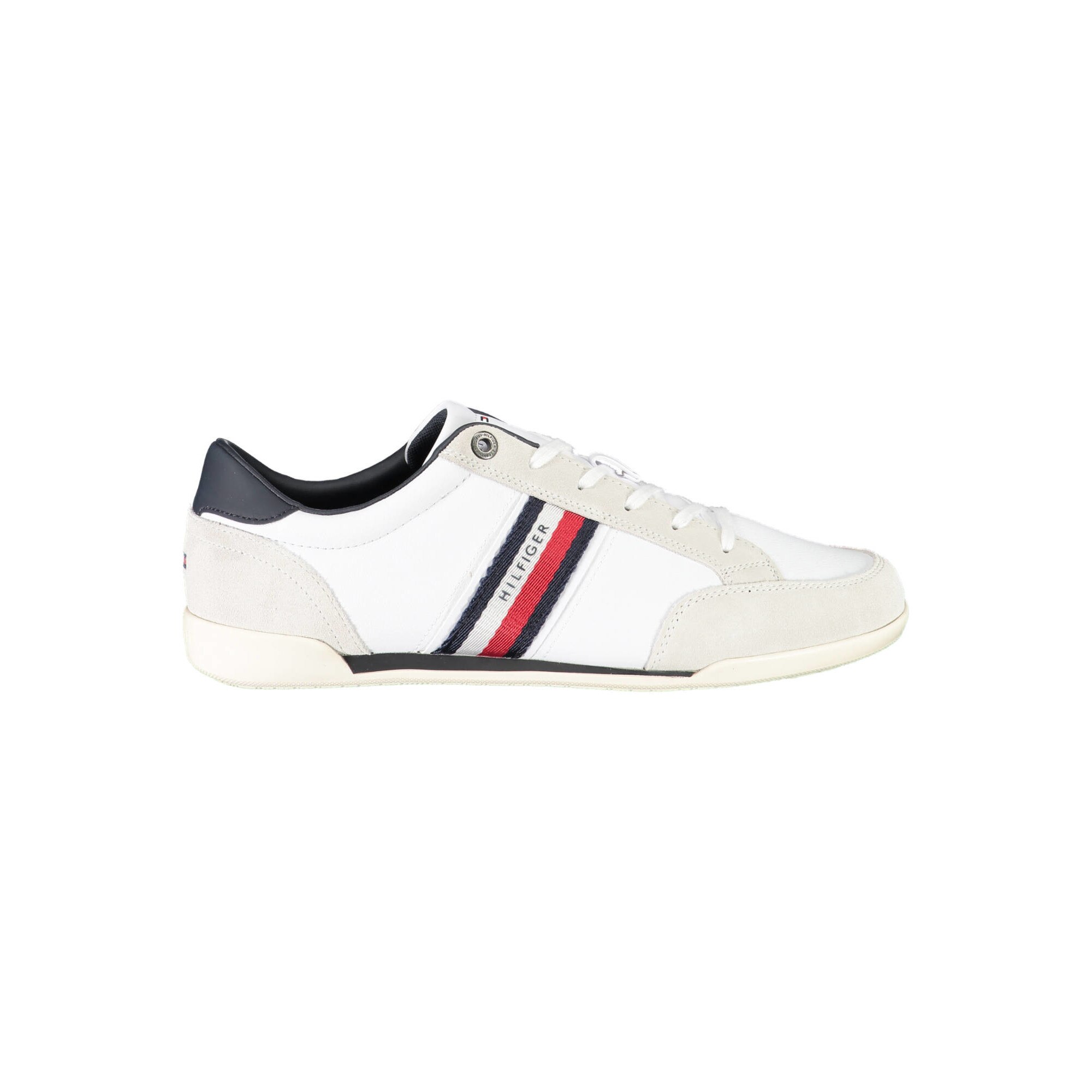 Pantofi sport barbati, TOMMY HILFIGER, 9201146, Logo, Alb, Alb