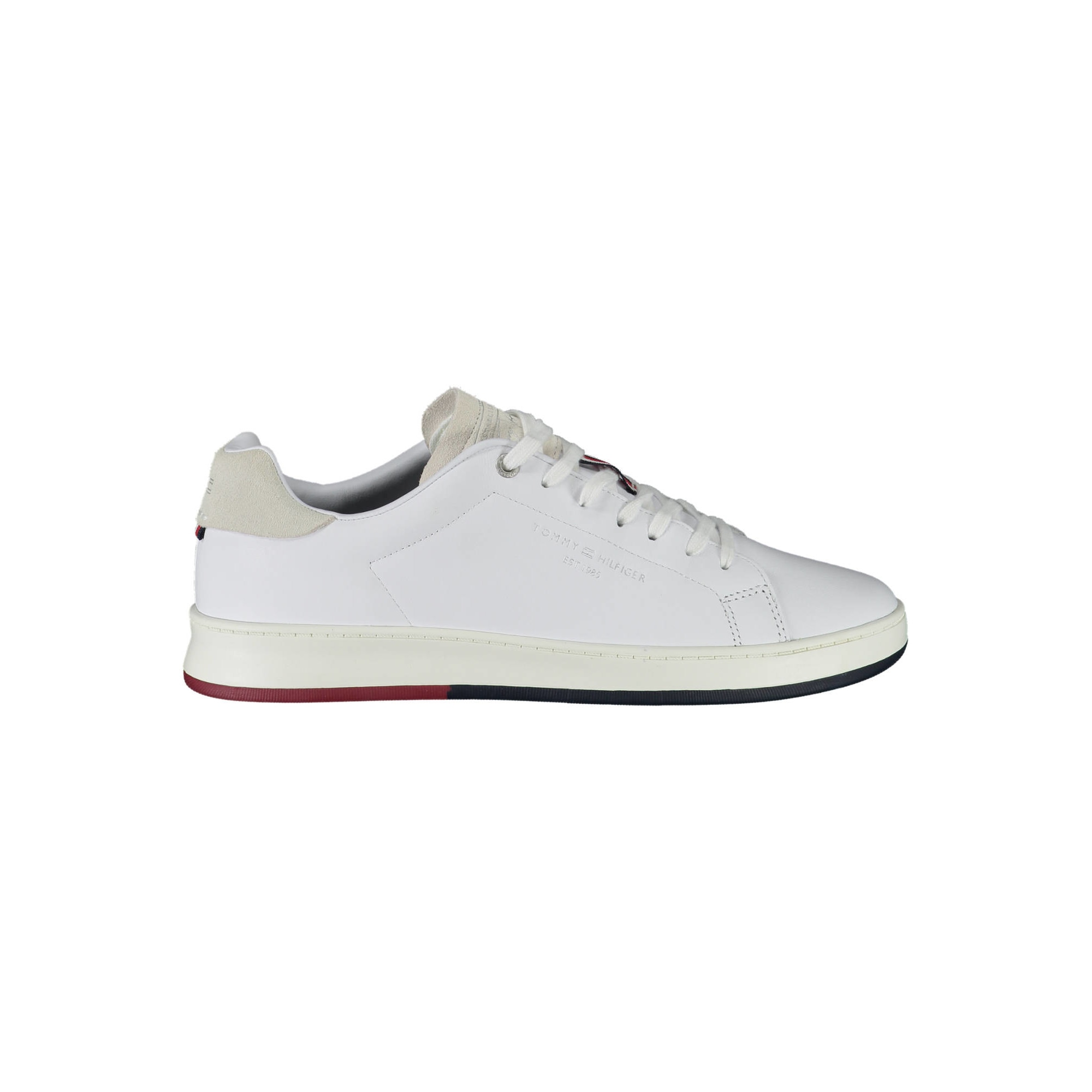 Pantofi sport barbati, TOMMY HILFIGER, 9201110, Logo, Alb, Alb