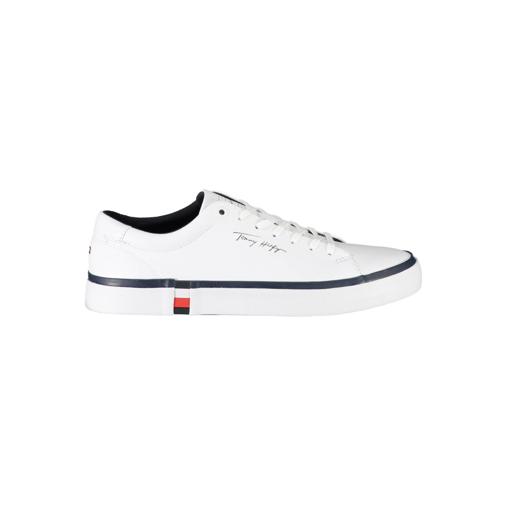 Pantofi sport barbati, TOMMY HILFIGER, 9201121, Logo, Alb, Alb