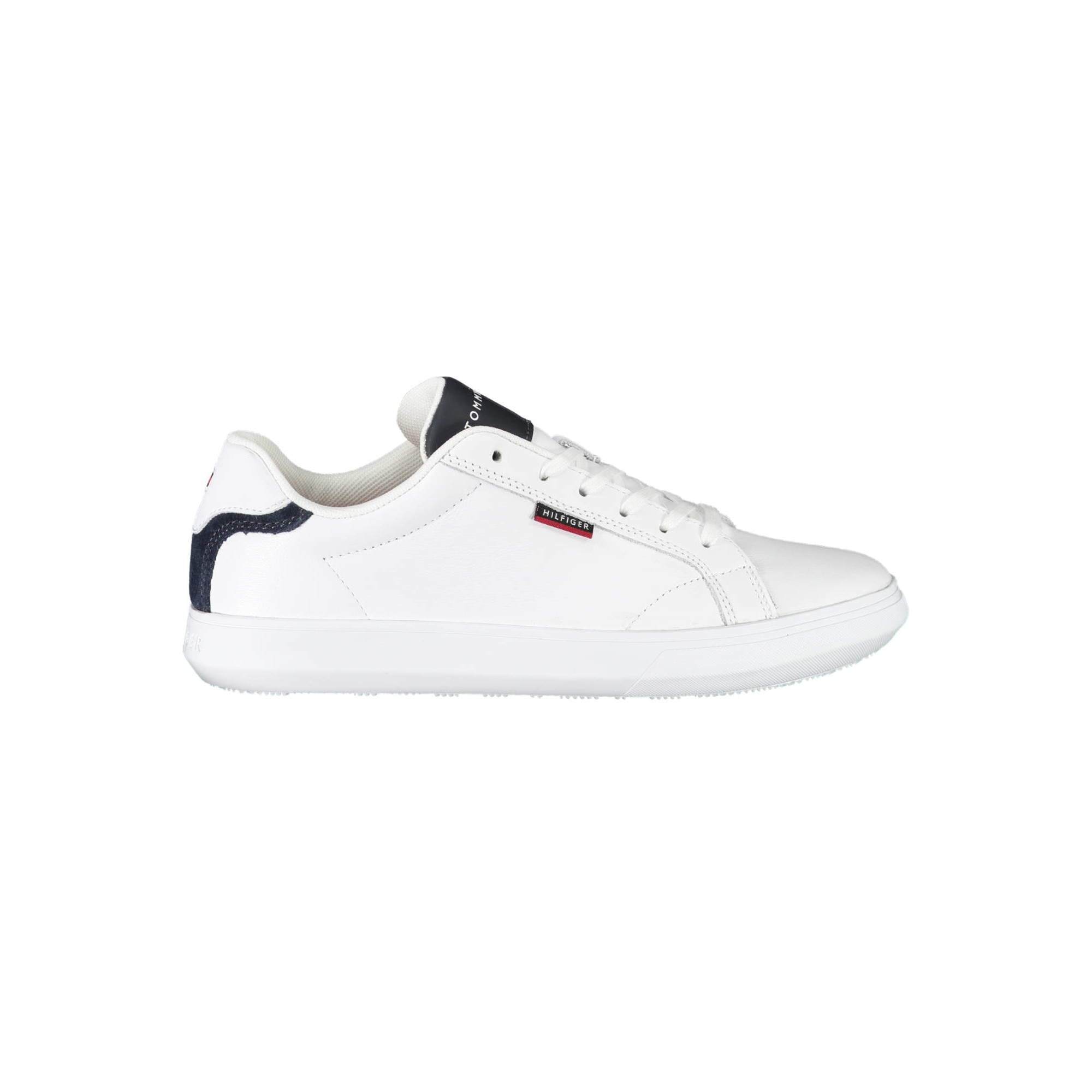 Pantofi sport barbati, TOMMY HILFIGER, 9201166, Logo, Alb, Alb