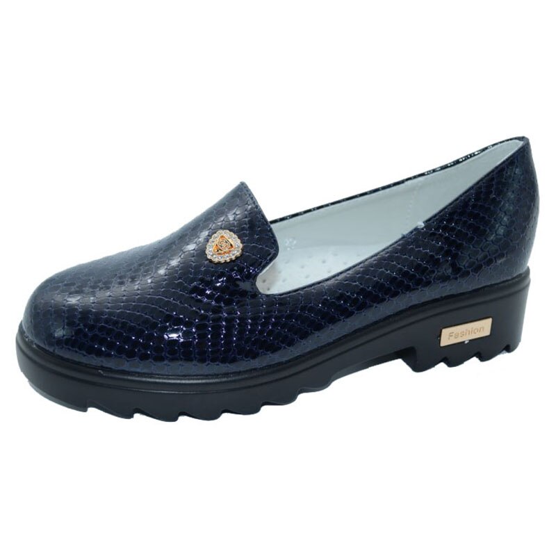 Pantofi pentru fete Bessky 82-2B-35, Bleumarin 6398