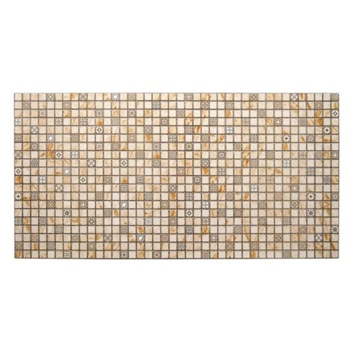 Artool Dekorációs panel, Mozaik minta, 96 x 48.5 cm, PVC, Piszkos narancssárga árnyalatok