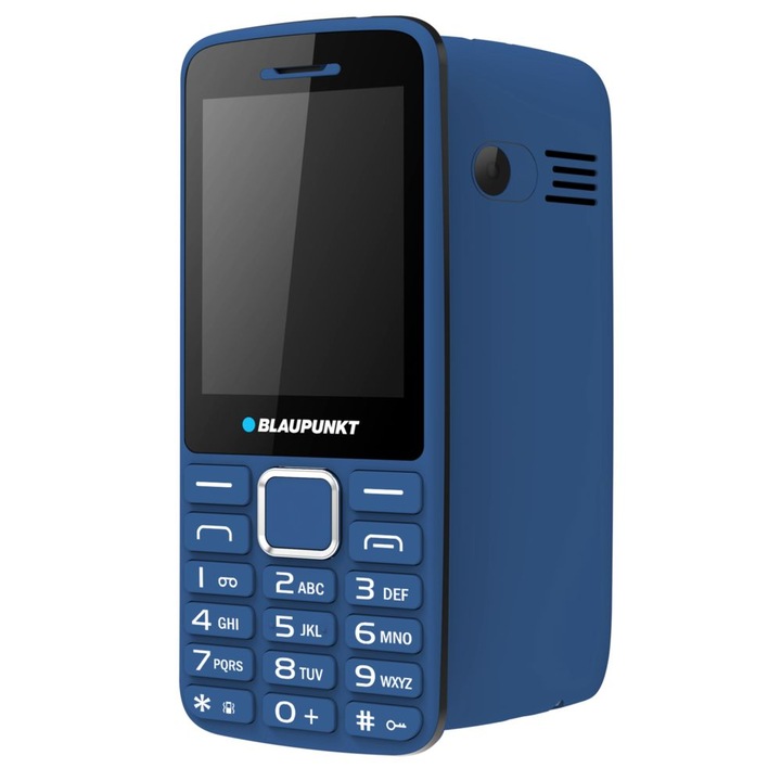 Blaupunkt FM 03i T Mobiltelefon, Kártyafüggetlen, Dual SIM, Kék