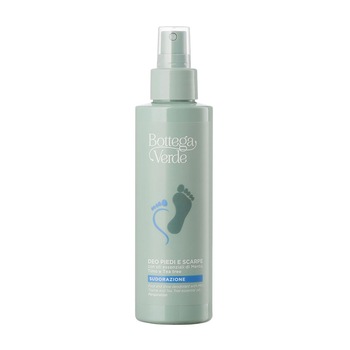 Deodorant pentru picioare si pantofi cu uleiuri esentiale de menta, cimbru si arbore de ceai - Speciale Piedi, 100 ML, Bottega Verde Deodorant pentru picioare si pantofi cu uleiuri esentiale de menta, cimbru si arbore de ceai - Speciale Piedi, 100 ML, Bottega Verde