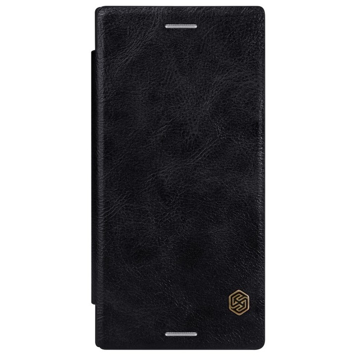 Калъф Nillkin, QIN Leather, За Xiaomi Redmi Note 11, Poco M4 Pro, Тип книга, Черен