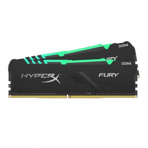 Memorie Kingston HyperX Fury RGB 32GB (2x16GB) DDR4 3733Mhz CL19