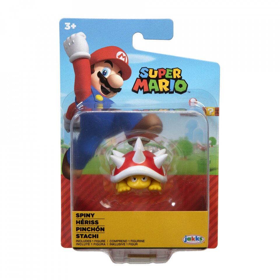 Figurina Nintendo Super Mario - Model Spiny Hariss, 6 cm