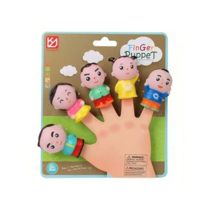 Set 5 Figurine Mascote pentru degete , Finger Puppet