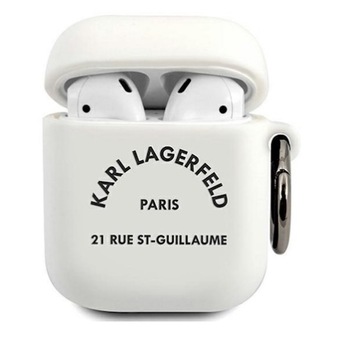 Husa Karl Lagerfeld pentru AirPods 1 / 2 - KLACA2SILRSGWH Husa Karl Lagerfeld pentru AirPods 1 / 2 - KLACA2SILRSGWH