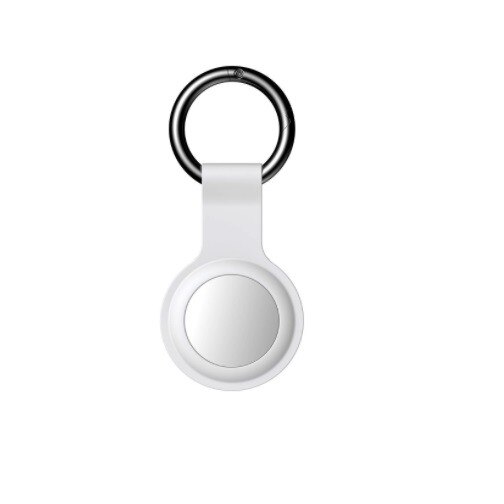 Husa Joyroom JR-BP889 silicon cu breloc pentru Apple Airtags - Alb