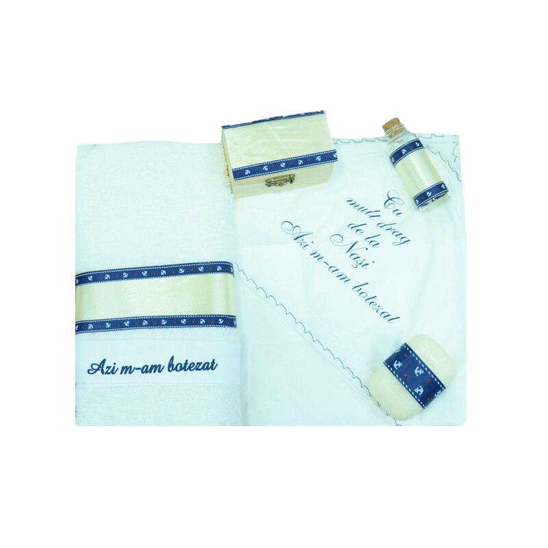 Trusou botez baieti Mini Bimbi TMB-05-0-6-luni, Multicolor