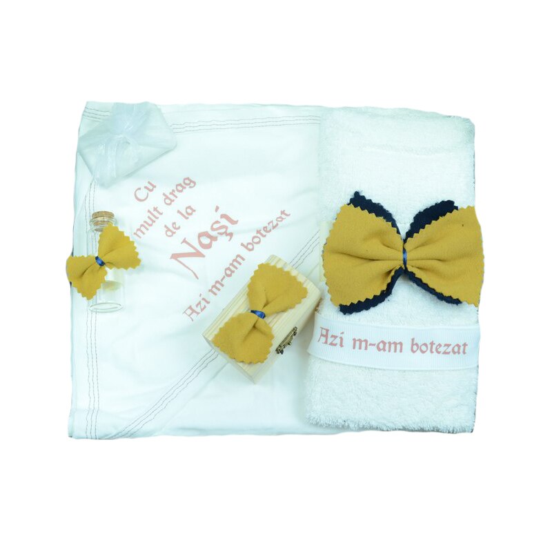 Trusou botez baieti Mini Bimbi TBMB27-0-6-luni, Multicolor