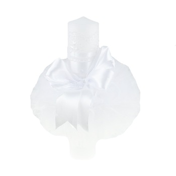 Lumanare pentru botez 30 x 7 cm Mini Junior LPB-10-0-3-luni, Alb Lumanare pentru botez 30 x 7 cm Mini Junior LPB-10-0-3-luni, Alb