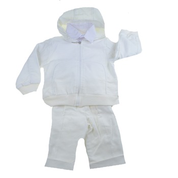 Costum de botez 3 piese pentru baieti Mini Junior CEB-59-0-3-luni, Alb Costum de botez 3 piese pentru baieti Mini Junior CEB-59-0-3-luni, Alb