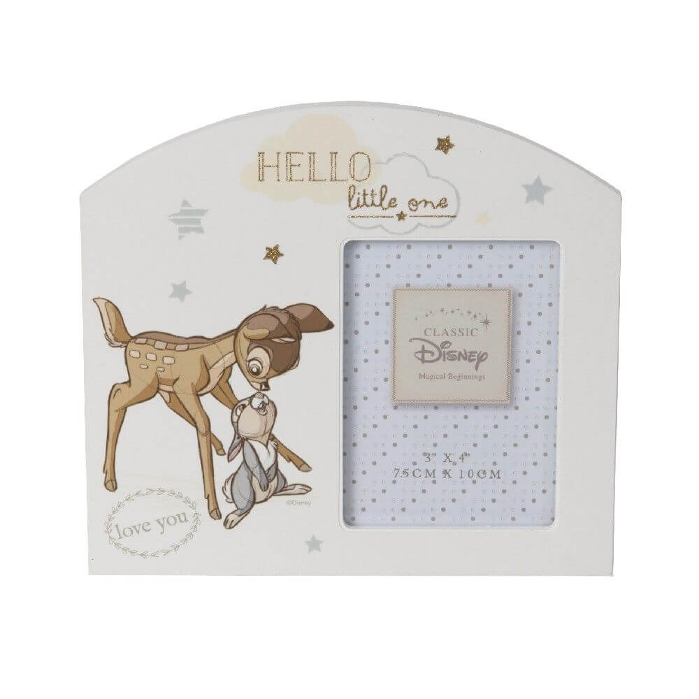 Rama foto Bambi Disney Magical Beginnings, 15 x 16.5 cm, alba