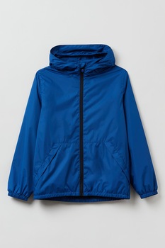 OVS, Jacheta cu gluga si fermoar, Albastru royal OVS, Jacheta cu gluga si fermoar, Albastru royal