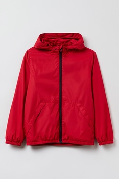 OVS, Jacheta cu gluga si fermoar, Rosu OVS, Jacheta cu gluga si fermoar, Rosu