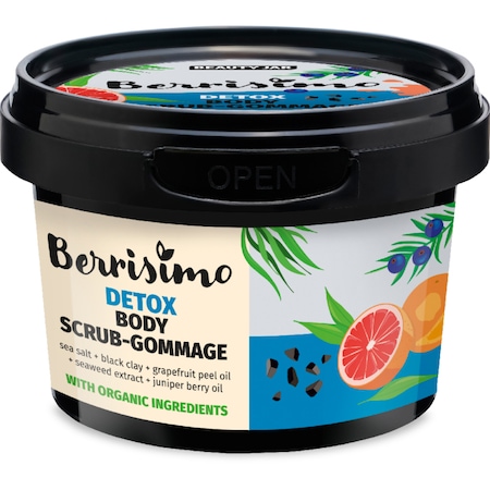 Scrub corporal cu sare de mare si extract de alge, Berrisimo, Beauty Jar, 350g