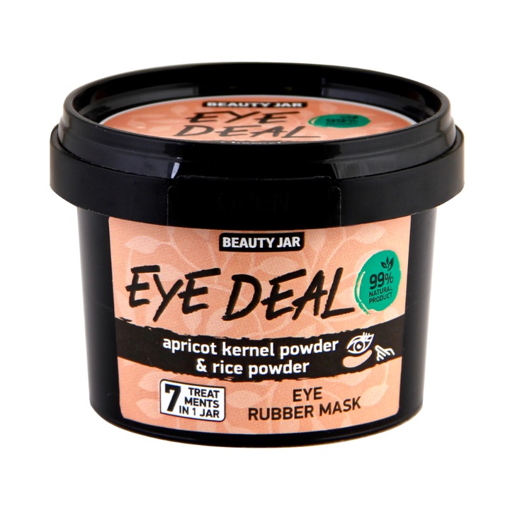 Маска за очи Eye Deal, Beauty Jar, С прах от кайсиеви ядки, 15 гр
