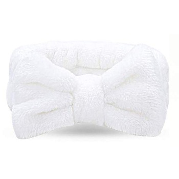 Bentita de par pentru Machiaj, Baie/Cosmetica, SPA, Elastica, Alb Bentita de par pentru Machiaj, Baie/Cosmetica, SPA, Elastica, Alb