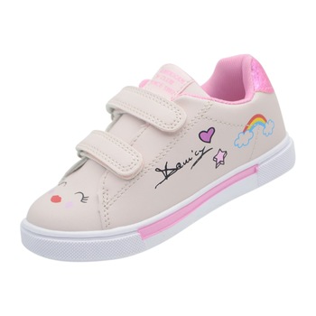 Pantofi pentru fete American Club ES43/21-27-6202, Roz 61821 Pantofi pentru fete American Club ES43/21-27-6202, Roz 61821