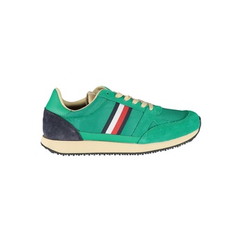 Pantofi sport barbati, TOMMY HILFIGER, 9201039, Logo, Verde, Verde Pantofi sport barbati, TOMMY HILFIGER, 9201039, Logo, Verde, Verde