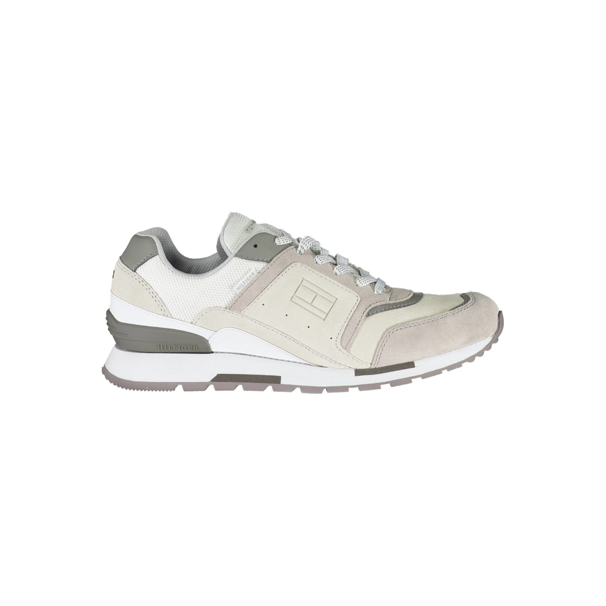 Pantofi sport barbati, TOMMY HILFIGER, 9201004, Logo, Gri, Gri