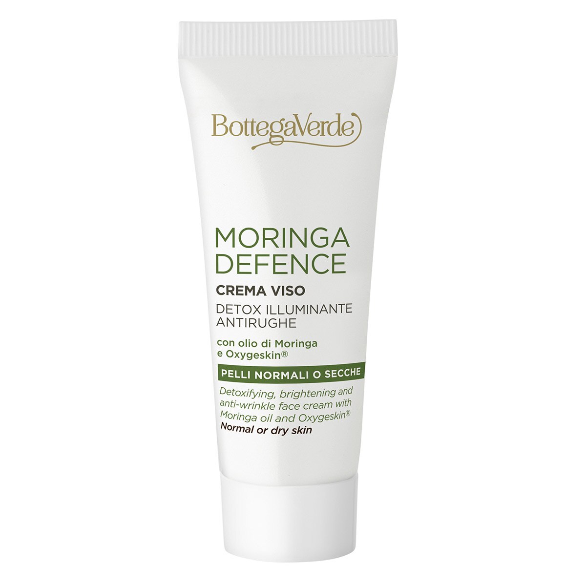 Crema de fata mini, detoxifanta, cu ulei de Moringa si Oxygeskin - Moringa Defence, 20 ML, Bottega Verde