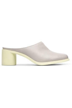 Pantofi cu Toc de 6 Camper Meda, Piele naturala, Gri, Gri Pantofi cu Toc de 6 Camper Meda, Piele naturala, Gri, Gri