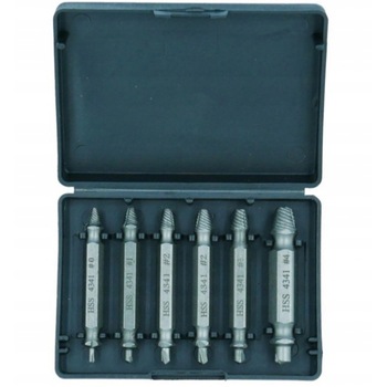 Trusa extractoare suruburi 6 piese, Silver Trusa extractoare suruburi 6 piese, Silver