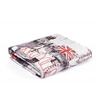 Cuvertura 200x220 Dublu Trafic Imprimat London Cuvertura 200x220 Dublu Trafic Imprimat London