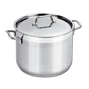 Oala de inox , capac inox , 26 cm , 10 litri Oala de inox , capac inox , 26 cm , 10 litri