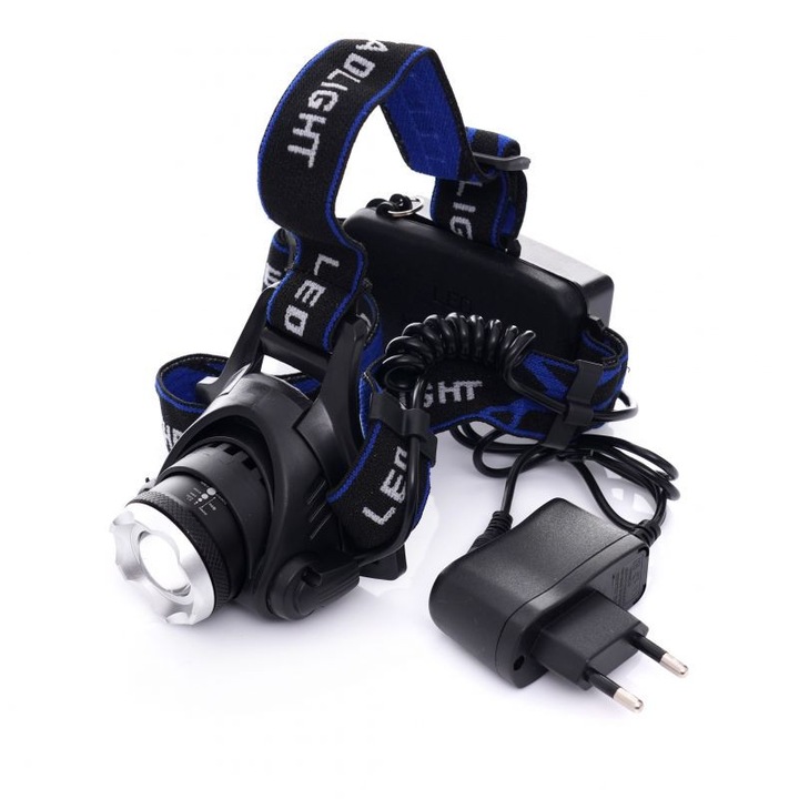 Челник T6 LED zoom 1-2000x 18A KD1244 KraftDele