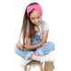 Bentita pentru par rasucita pentru Copii, Fete, Bebelusi, WAYA, 38-48 cm, Bumbac, de la 6 luni+, Roz