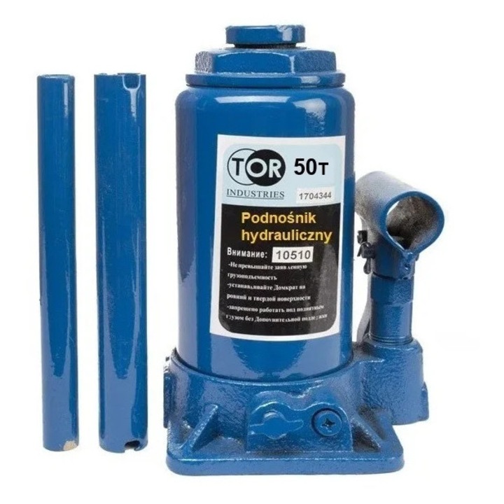 Cric hidraulic tip butelie 50T 155-300mm T-10550 TOR-Industries