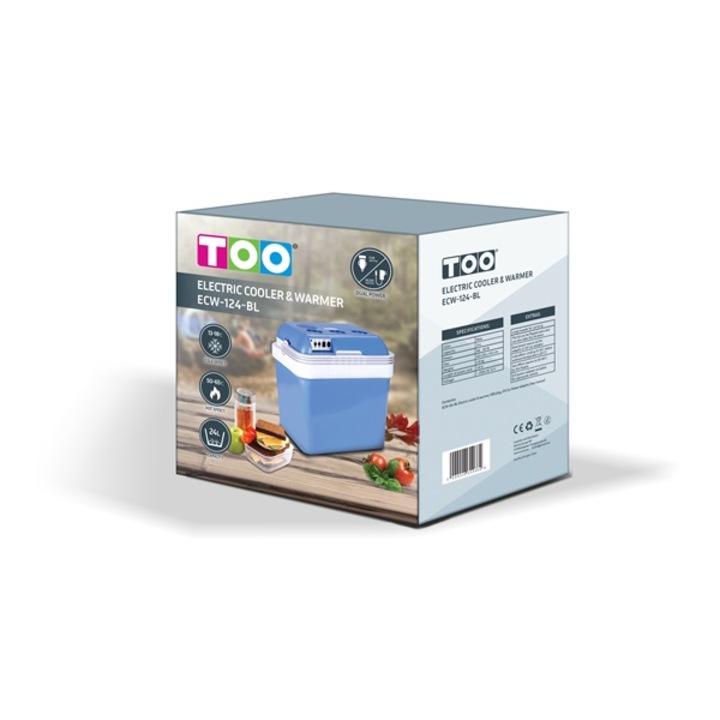 Хладилна чанта, TOO ECW-124-BL 24л синя