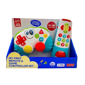 Jucarie interactiva Little Learner - Prima mea telecomanda si consola de jocuri Jucarie interactiva Little Learner - Prima mea telecomanda si consola de jocuri