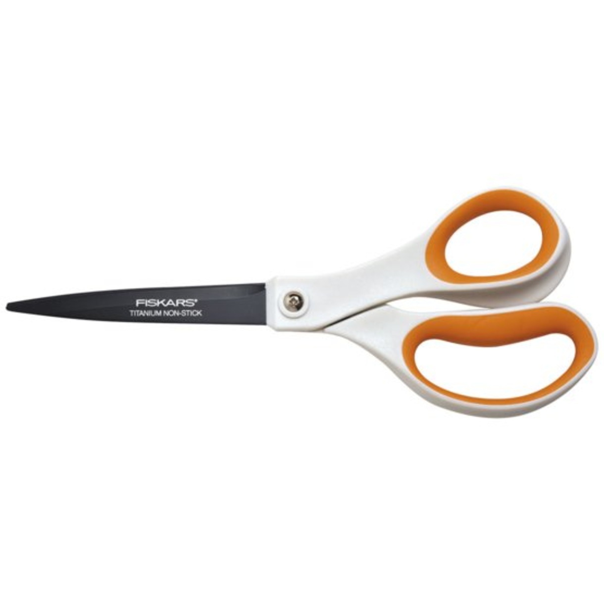 Ножица, Fiskars, титан, 20 см, бяло/оранжево - eMAG.bg