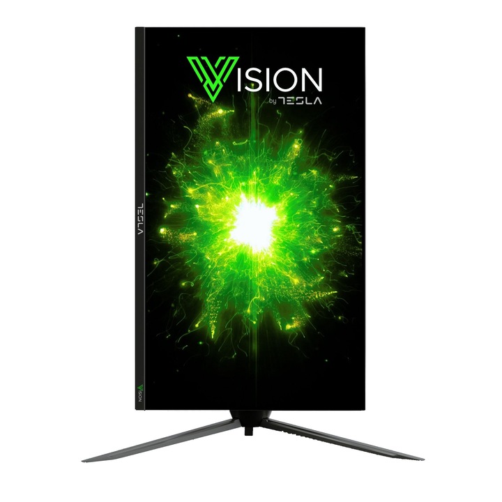 Монитор Gaming LED Fast IPS Tesla 27'', Full HD, 165Hz, 1ms, FreeSync, HDR, Display Port 1.4, HDMI, Pivot, Черен, 27GM620BF