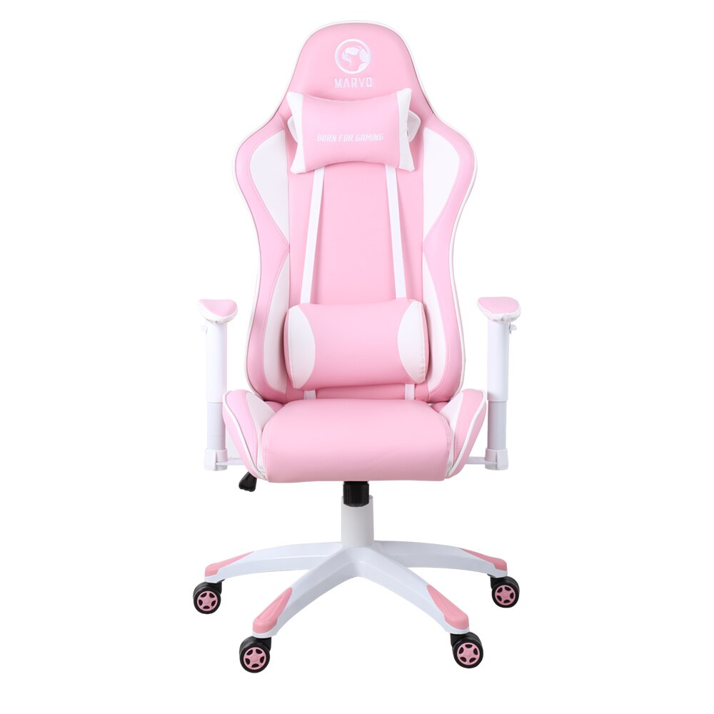 Scaun pentru gaming Marvo CH-116 pink-white