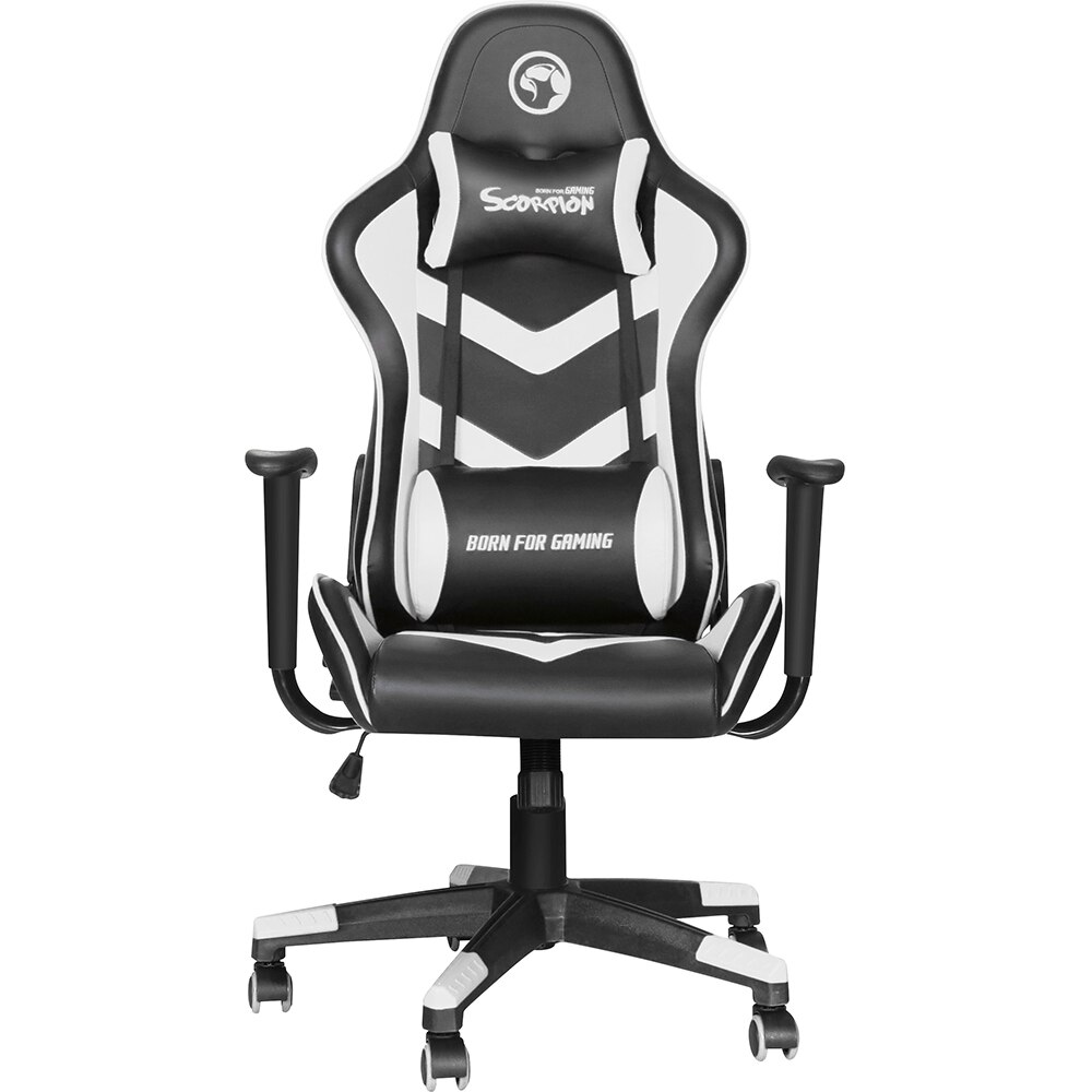 Scaun pentru gaming Marvo CH-106 white-black