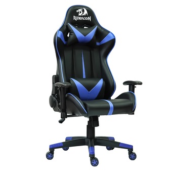 Scaun Gaming Redragon Rampage C503-BB, Negru Albastru Scaun Gaming Redragon Rampage C503-BB, Negru Albastru