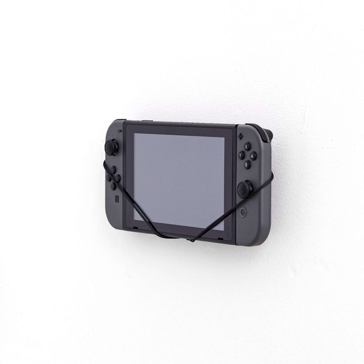 Suport de perete Floating Grip pentru Consola Nintendo Swith Negru