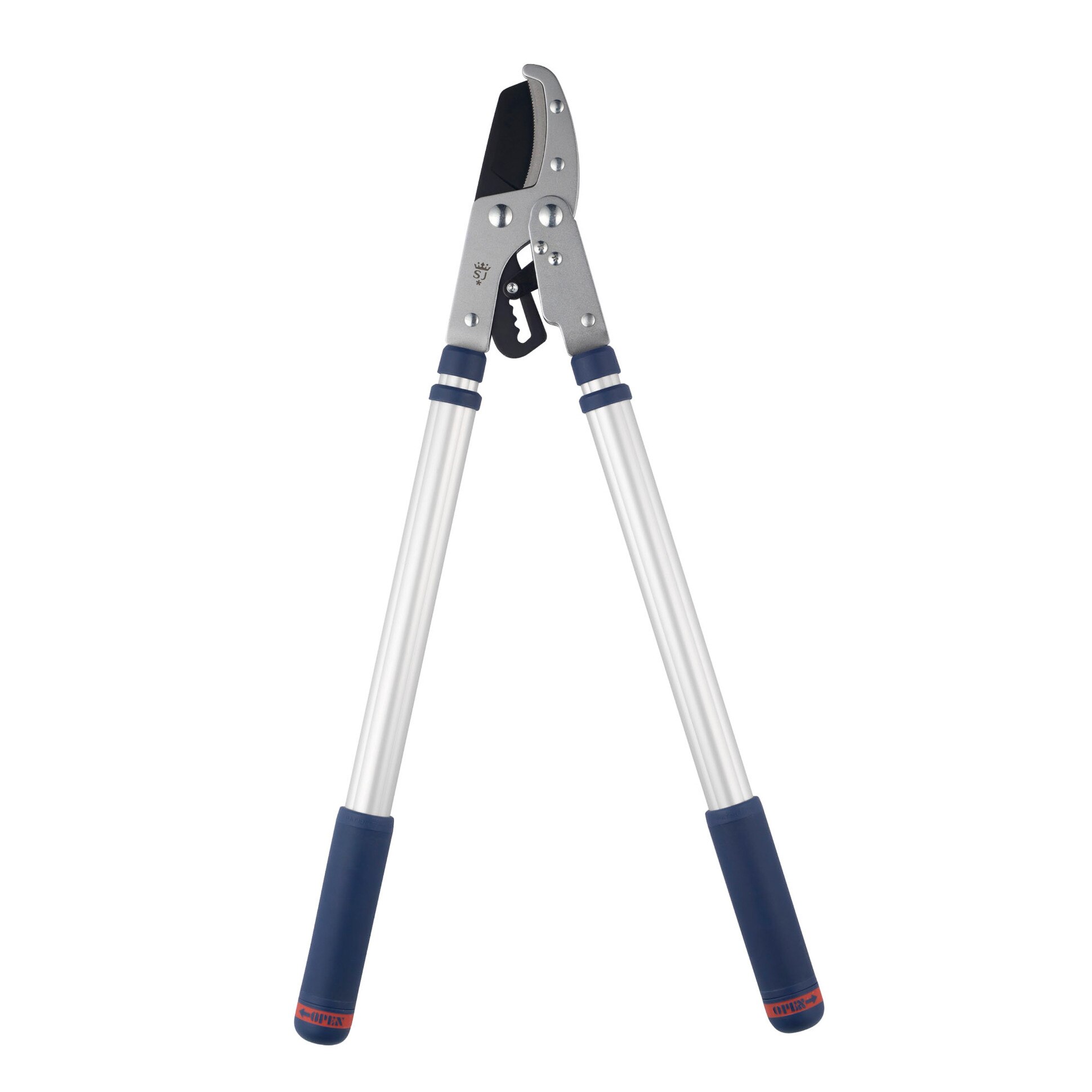 Foarfeca crengi tip nicovala cu lama otel carbon C50, manere telescopice, Spear & Jackson Razorsharp Advantage