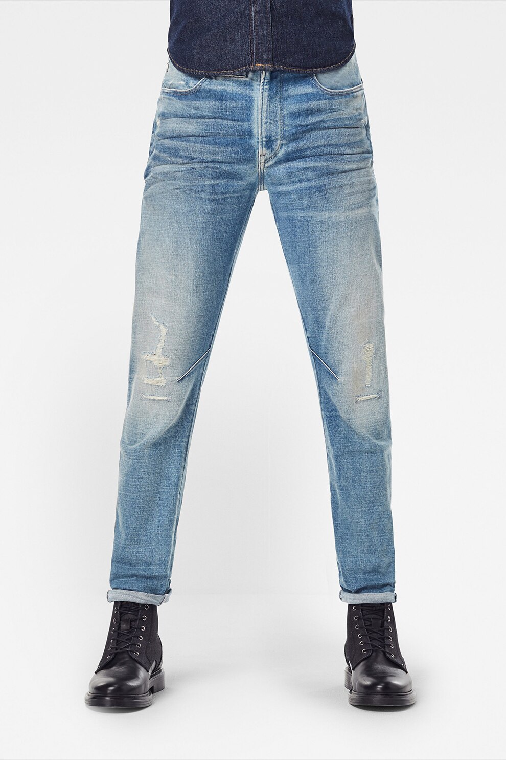 G-Star RAW, Blugi skinny D-Staq, Albastru deschis