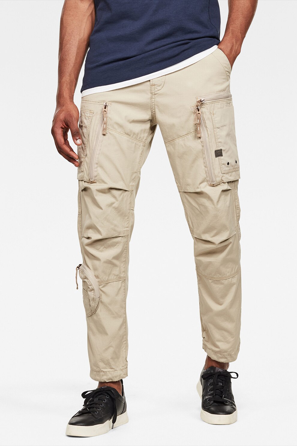 G-Star RAW, Pantaloni cargo crop, Bej, W31-L32