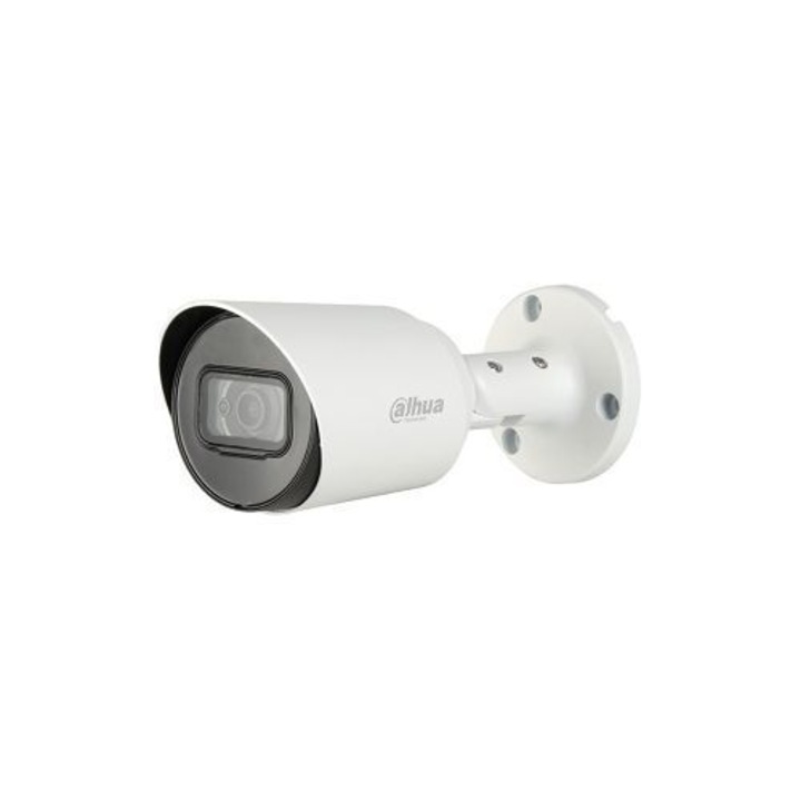 Camera de supraveghere Dahua HAC-HFW1500T-A-0280B-S2, HDCVI Bullet, CMOS 1/2.7'', 2.8mm, IR 30m, Microfon, IP67