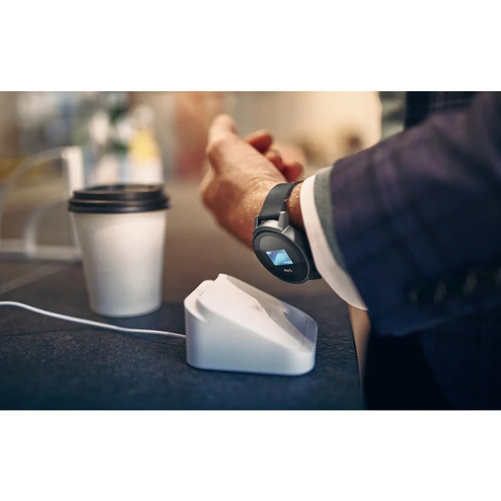 Ceas Smartwatch Mobvoi TicWatch E3, 47 mm, GPS, IP68, Panther Black